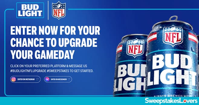Bud Light Upgrade Your Game Day Instant Win Game 2026 (BudLight.com/UpgradeYourGameday)