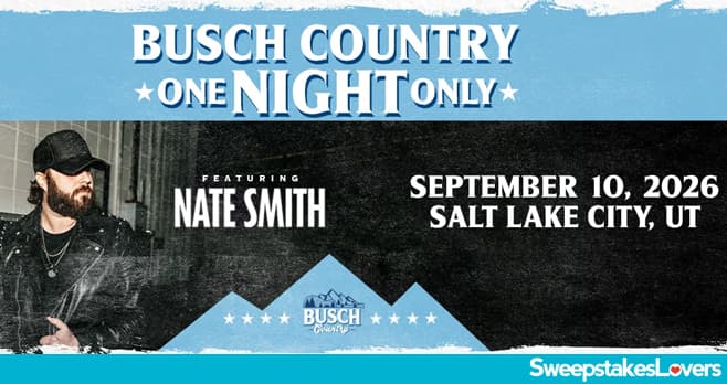 Busch Light Nate Smith Sweepstakes 2026
