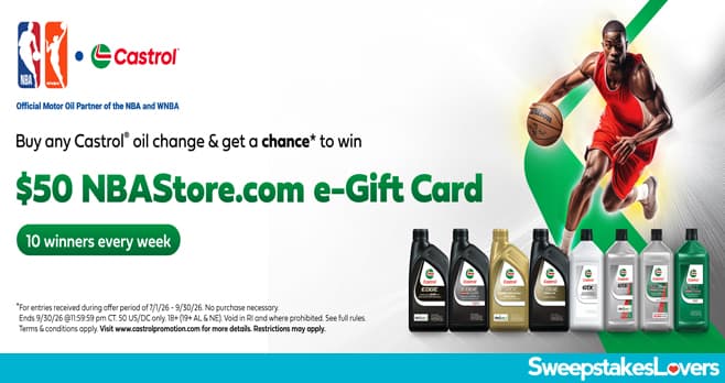 Castrol NBA Sweepstakes 2026