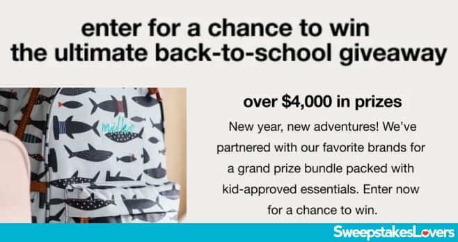 Crate and Barrel Back To School Giveaway 2026