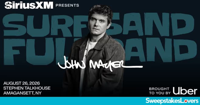 SiriusXM John Mayer Contest 2026 (siriusxm.com/johnmayerny)