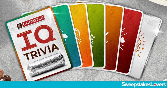 Chipotle IQ Test Contest 2026 (ChipotleIQ.com)