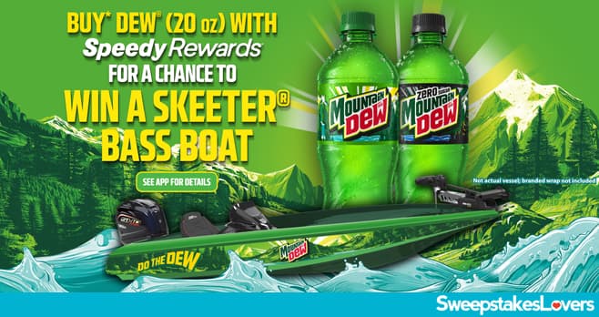 Mountain Dew Skeeter Bass Boat Sweepstakes 2026 (DewWinABoat.com)