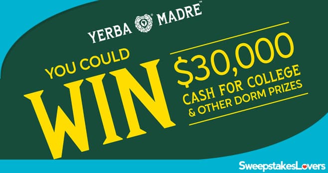 Yerba Madre Cash For College Sweepstakes 2026