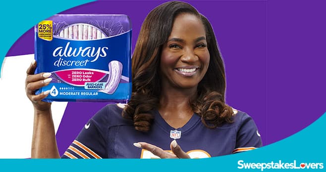 Always Discreet Super Bowl LXI Sweepstakes 2026 (AlwaysDiscreetSweepstakes.com)