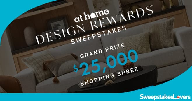 At Home Design Rewards Sweepstakes 2026