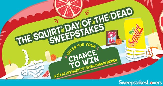 Squirt Soda Day Of The Dead Sweepstakes 2026 (CelebrateWithSquirtSoda.com)