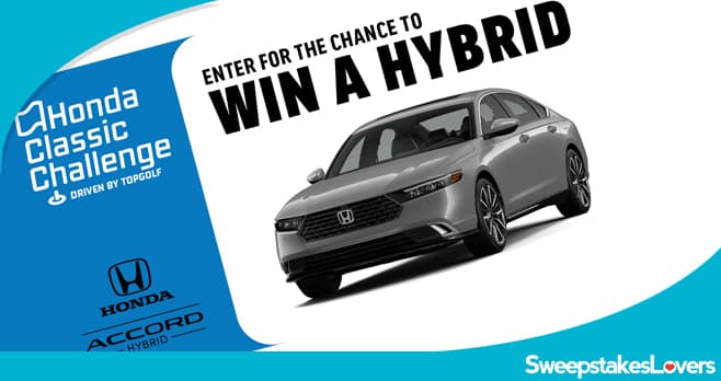 Topgolf Honda Classic Challenge Sweepstakes 2026 (Topgolf.com/Honda)