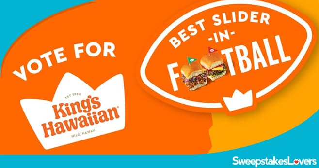 KING'S HAWAIIAN Best Slider In Football Sweepstakes 2026