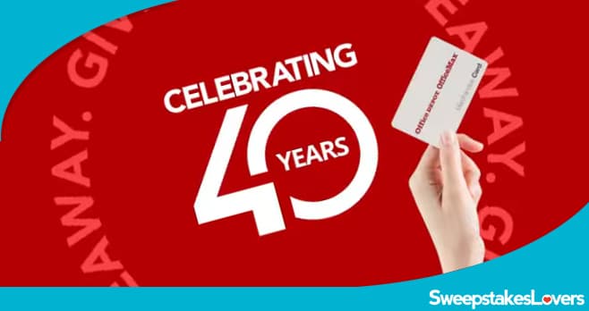 Office Depot Turns 40 Giveaway 2026