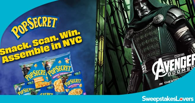 Pop Secret Assemble In NYC Sweepstakes 2026